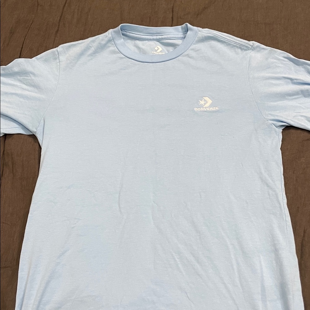 Converse Sky Blue Tee with Logo